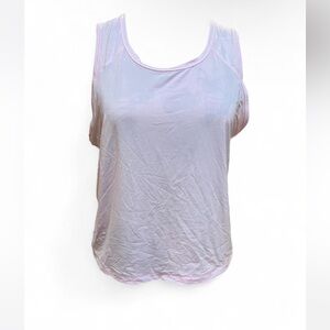 Aerie Light Pink Cropped Lightweight Tank Top